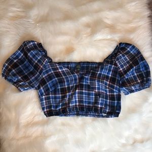 Plaid Crop Top
